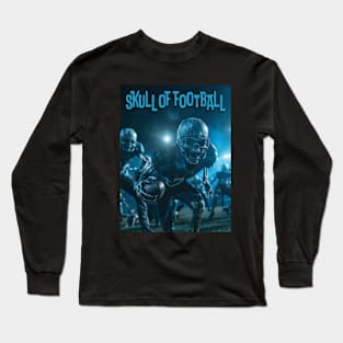 Skull of Football Long Sleeve T-Shirt